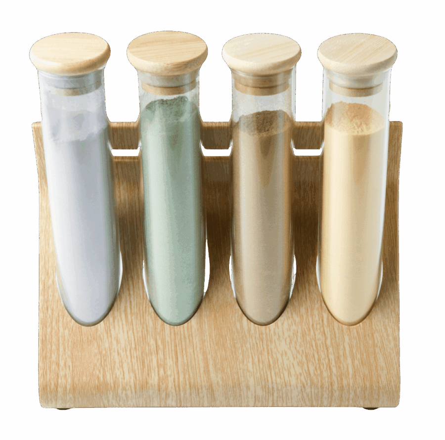 Dried powders in Revtech dryer